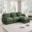 LLappuil 104" Sectional Sofa, L Shaped Modular Sectional Couch with Movable Ottoman, Cloud Chenille Sofa Couch for Living Room