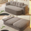 LLappuil 79" Futon Sofa Bed, Boneless Sofa Convertible Sofa Bed Full Size, Corduroy Loveseat Floor Sofa Couch for Living Room
