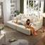 LLappuil 2 Piece Chaise Lounge Chair Indoor, Corduroy Boneless Sofa Bed, Deep Seat Sleeper Couch Reading Chairs, Cloud Sofas Couches for Living Room, No Assembly Required Beige