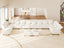 LLappuil Modular Sectional Sofa, Sectional Couch with Adjustable Arms Backs & Storage Seat, Oversized Corduroy Sofa Couch for Living Room Beige