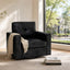 LLappuil 360° Swivel Accent Chair, Mid-century Living Room Chair, Single Sofa Reading Chair for Living Room, Nubby Woven Fabric