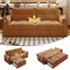 LLappuil 73" Pull Out Sofa Bed Queen Size, Loveseat Sofa Convertible Sleeper Sofa Bed, Corduroy Sofa Couch for Living Room Orange