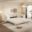 LLappuil Pull Out Sofa Bed King Size, 98" Tufted 3 Seat Sofa Convertible Sleeper Sofa Bed, Oversized 28" Deep Seat Velvet Sofa Couch for Living Room Beige