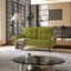 LLappuil Loveseat Sofa, 47" Small Couch, Love Seat Corduroy Sofa Couch for Compact Space Olive