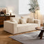 LLappuil 94" Boneless Couch, Corduroy 3 Seat Sofa, Deep Seat Cloud Sofa Couch for Living Room