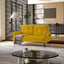 LLappuil Loveseat Sofa, 47" Small Couch, Love Seat Corduroy Sofa Couch for Compact Space Yellow