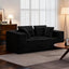 LLappuil 67" Loveseat Sofa, Corduroy Boneless Cloud Sofa Couch for Living Room
