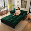 LLappuil Queen Size Pull Out Sofa Bed, 75" Oversized Loveseat Sofa Convertible Sleeper Sofa Bed, Velvet Sofa Couch for Living Room Apartment Green