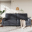 LLappuil 81" Corduroy Sofa, Comfy Loveseat Sofa Couch , Mid-Century Upholstered Couch for Living Room