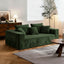 LLappuil 94" Boneless Couch, Corduroy 3 Seat Sofa, Deep Seat Cloud Sofa Couch for Living Room