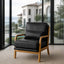 LLappuil Accent Chair, Mid-Century Modern Reading Single Sofa Chair for Living Room, Foil Fabric