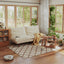 LLappuil 71" Corduroy Futon Convertible Sofa Bed, Loveseat Sleeper Sofa Couch for Living Room Apartment Beige