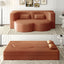 LLappuil Full Size Futon Convertible Sleeper Sofa Bed, 78" Corduroy Loveseat Floor Sofa Couch for Living Room