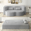 LLappuil Full Size Futon Convertible Sleeper Sofa Bed, 78" Corduroy Loveseat Floor Sofa Couch for Living Room