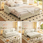 LLappuil Pull Out Sofa Bed Queen Size, Loveseat Sofa Covertible Sofa Bed, Chenille Sofa Couch with USB Port, Side Pocket for Living Room