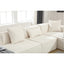 Modular combination living room sofa set, modern minimalist sofa, free installation sofa, L-shaped, Italian minimalist tofu block sofa, Right-Hand Facing,Terrycloth fabric ,Beige