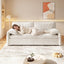LLappuil 80" Corduroy Sofa, Pull Out Sofa Bed King Size, Loveseat Sofa Convertible Sofa Bed for Living Room
