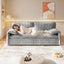 LLappuil 80" Corduroy Sofa, Pull Out Sofa Bed King Size, Loveseat Sofa Convertible Sofa Bed for Living Room