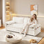 LLappuil 80" Corduroy Sofa, Pull Out Sofa Bed King Size, Loveseat Sofa Convertible Sofa Bed for Living Room