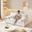 LLappuil 66" Corduroy Sofa, Pull Out Sofa Bed Queen Size, Loveseat Sofa Convertible Sofa Bed for Living Room