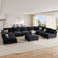 NYBOPAVIS Modular Sectional Sofa, 10 Seat Modular Sectional Couch with Storage, Oversized Deep Seat Chenille Sofa for Living Room