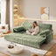 LLappuil 80" Corduroy Sofa, Pull Out Sofa Bed King Size, Loveseat Sofa Convertible Sofa Bed for Living Room