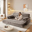 LLappuil 80" Corduroy Sofa, Pull Out Sofa Bed King Size, Loveseat Sofa Convertible Sofa Bed for Living Room