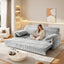 LLappuil 80" Corduroy Sofa, Pull Out Sofa Bed King Size, Loveseat Sofa Convertible Sofa Bed for Living Room