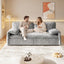 LLappuil 80" Corduroy Sofa, Pull Out Sofa Bed King Size, Loveseat Sofa Convertible Sofa Bed for Living Room