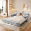 LLappuil 80" Corduroy Sofa, Pull Out Sofa Bed King Size, Loveseat Sofa Convertible Sofa Bed for Living Room
