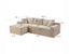 LLappuil 106" Sectional Sofa, Modular Sectional Couch with Right Chaise, Deep Seat Corduroy Cloud Sofa for Living Room