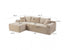 LLappuil 95" Sectional Sofa, Modular Sectional Couch with Right Chaise, Deep Seat Corduroy Cloud Sofa for Living Room
