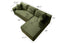 LLappuil 106" Sectional Sofa, Modular Sectional Couch with Left Chaise, Deep Seat Corduroy Cloud Sofa for Living Room