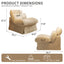 LLappuil Accent Chair, Oversized Lounge Chair, Reading Single Sofa Chair for Living Room, Bedroom