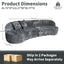 LLappuil 114" Sectional Sofa, Oversized Curved Modular Sectional Couch with Deep Seat, Chenille Boneless Sofa Couch for Living Room