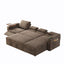 LLappuil 108" Sectional Sofa, Oversized Sectional Couch with Pull Out Sofa Bed, Chenille Sofa Couch Convertible Sofa Bed with Recliner Chair, Small Tabletop, Storage Chaise for Living Room
