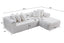 LLappuil 108" Sectional Sofa, Modular Sectional Couch with Left Chaise, Boneless Chenille Cloud Sofa Couch for Living Room