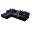 LLappuil 108" Sectional Sofa, Modular Sectional Couch with Right Chaise, Boneless Chenille Cloud Sofa Couch for Living Room