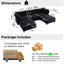LLappuil Modular Sectional Sofa, 5 Seat Modular Sectional Sofa with Storage, Oversized Deep Seat Chenille Sofa for Living Room