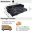 LLappuil Modular Sectional Sofa, Modular Sectional Sofa Convertible Sleeper Sofa Bed, Oversized Deep Seat Chenille Sofa for Living Room