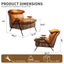 LLappuil Accent Chair, Oversized Lounge Chair, Reading Armchair for Living Room, Bedroom
