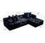 LLappuil 108" Sectional Sofa, Modular Sectional Couch with Left Chaise, Boneless Chenille Cloud Sofa Couch for Living Room