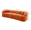 LLappuil 98" Cloud Couch, Oversized Boneless Compressed Sofa, Corduroy 3 Seater Sofa Couch with Bubble Channel Tufted for Living Room, No Assembly Required