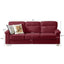 LLappuil 82" Velvet Sofa, 3 Seater Sofa Couch for Living Room Red