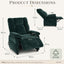 LLappuil Recliner Chair, Power Zero Gravity Chenille Reclining Sofa Chair, Electric Adjustable 90‑160° Recliner Reading Chair for Living Room
