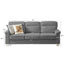 LLappuil 82" Velvet Sofa, 3 Seater Sofa Couch for Living Room Gray