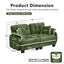 LLappuil 70" Loveseat Sofa, Chenille Cloud Sofa Couch for Living Room