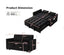 LLappuil Pull Out Sofa Bed, Loveseat Sofa Convertible Sofa Bed, Velvet Sofa Couch for Compact Space Black