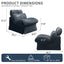 LLappuil Accent Chair, Oversized Lounge Chair, Reading Single Sofa Chair for Living Room, Bedroom