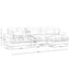LLappuil 130" Sectional Sofa, Modular Sectional Couach with Movable Ottoman, Oversized Velvet Cloud Couch for Living Room